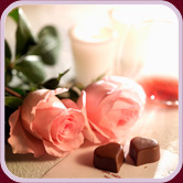 バラとチョコレート